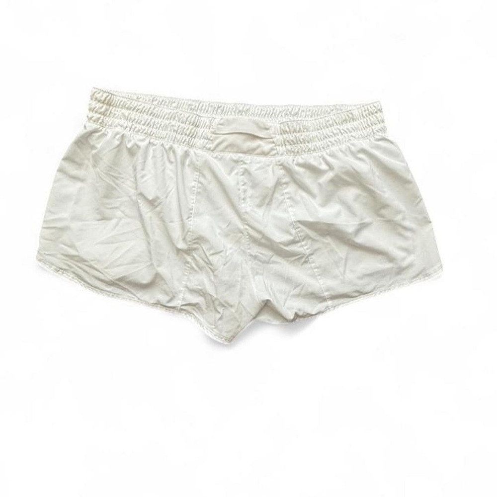 Nike Dri-FIT Women's XXL White Running Shorts Lined Athletic Workout Swoosh - Picture 4 of 4